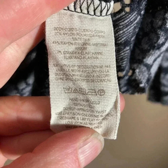 Free people floral eyelet peplum long sleeves top - Picture 4 of 4